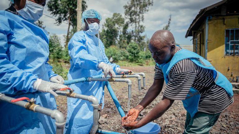 Ärzte kämpfen gegen das Ebola-Virus in Goma, Kongo