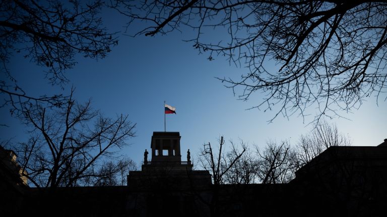 Die russische Botschaft in Berlin