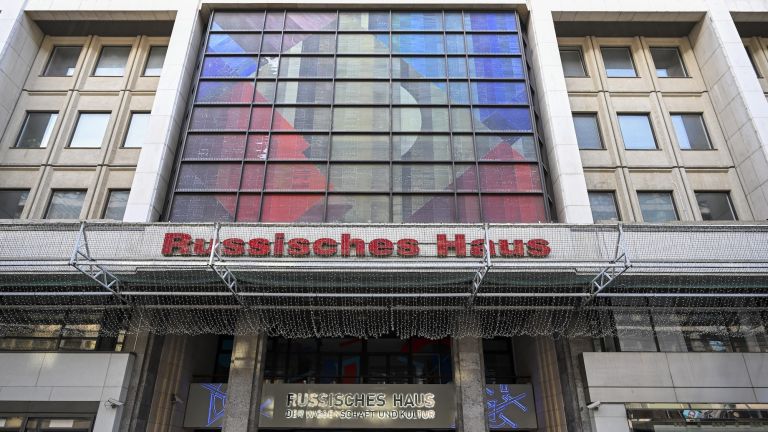 Zu den Sanktionen der Bundesregierung zählt auch die Schließung des Russischen Hauses in Berlin.