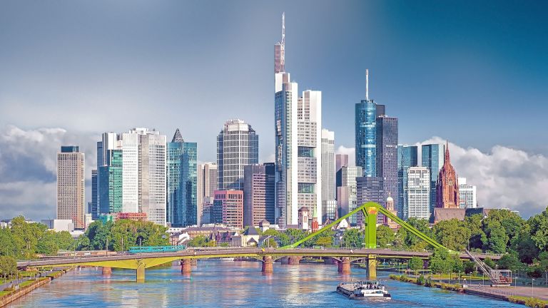 Skyline einer Stadt