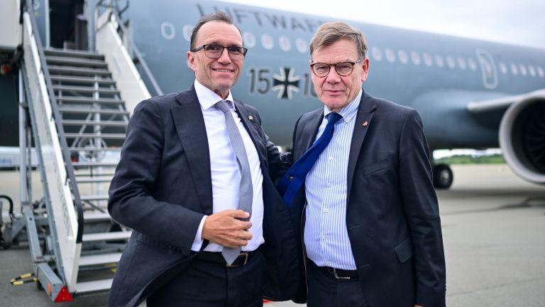 Johann Wadephul und Espen Barth Eide