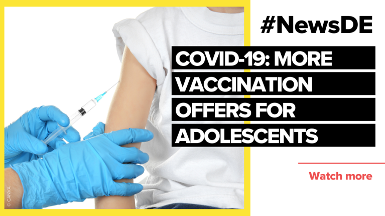 Federal Ministry of Health: More vaccination offers for adolescents | #NewsDE