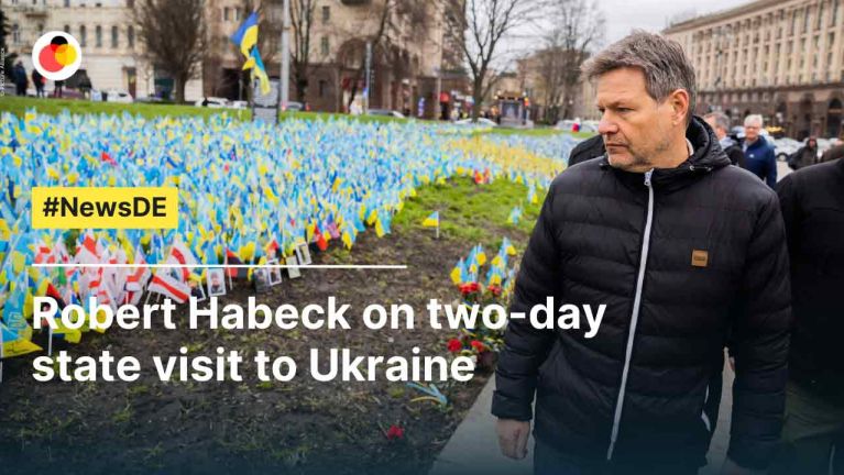 Robert Habeck on two-day state visit to Ukraine