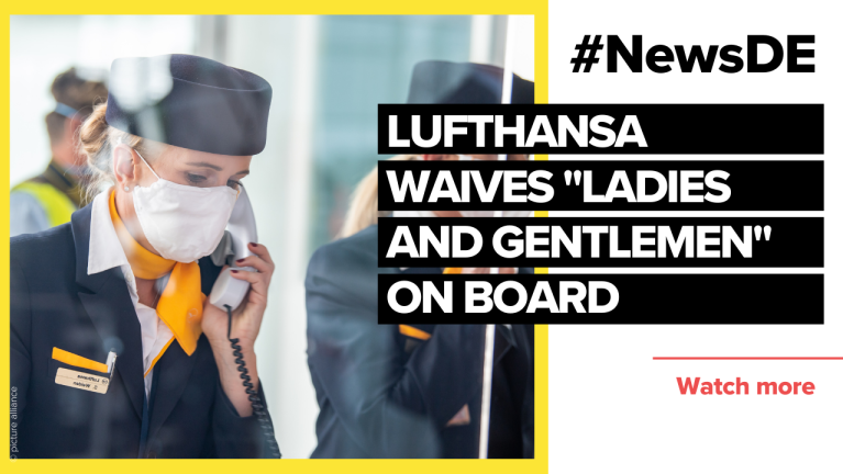 Lufthansa waives "ladies and gentlemen" on board | #NewsDE