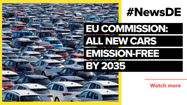 EU Commission: All new cars emission-free by 2035 | #NewsDE