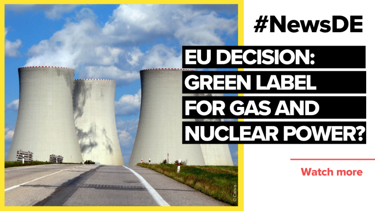 Decision: Green label for gas and nuclear power?