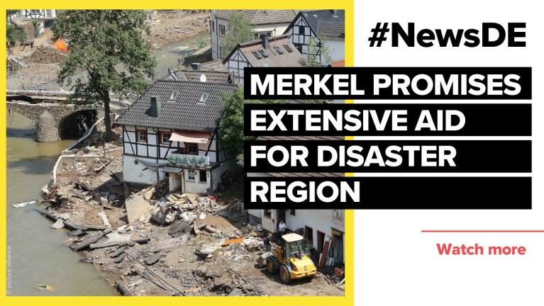 Merkel promises extensive aid for disaster region | #NewsDE
