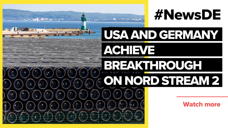 USA and Germany achieve breakthrough on Nord Stream 2 | #NewsDE