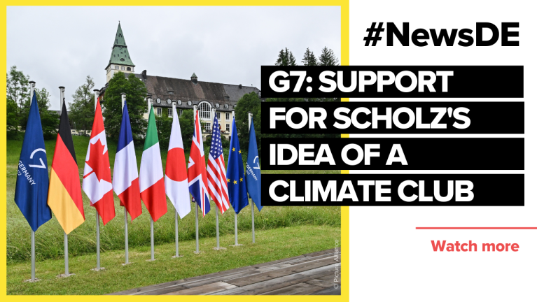 G7: Support for Scholz's climate club idea