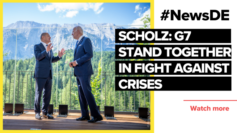 Scholz: G7 stand together in fight against crises