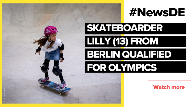 13-year-old skateboarder Lilly Stoephasius qualified for Olympics