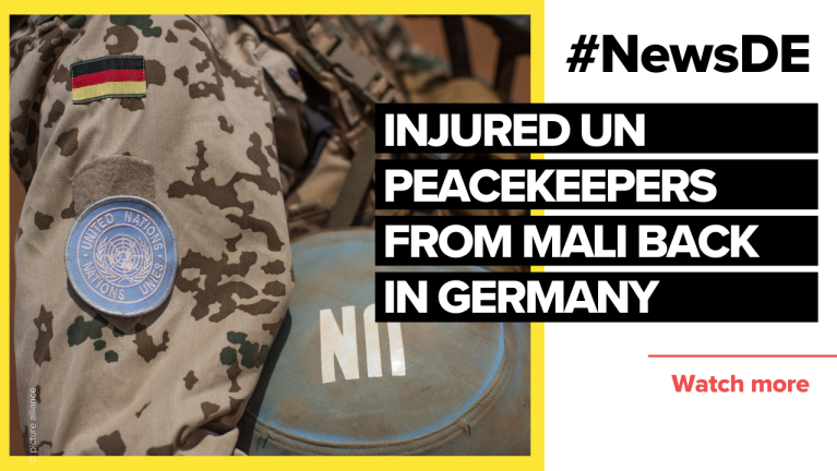 Injured UN peacekeepers from Mali back in Germany | #NewsDE