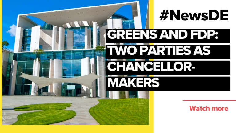 Greens and FDP: Two parties as chancellor-makers