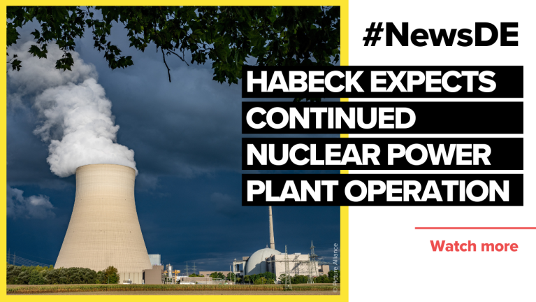 Habeck expects continued nuclear power plant operation
