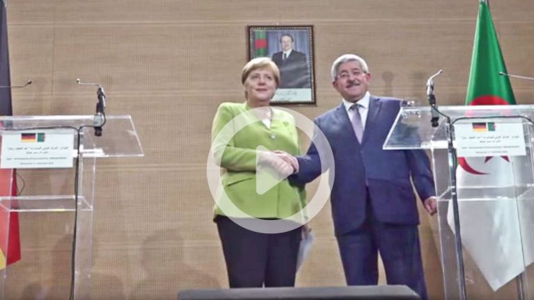 Merkel sagt Algerien Unterstützung zu