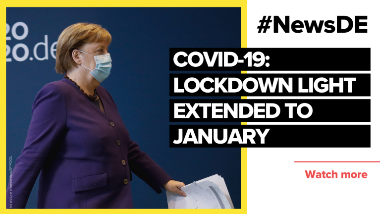 Partial lockdown extended - Chancellor Merkel explains why