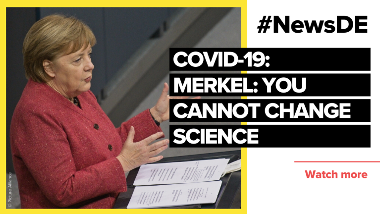 #Merkel makes emotional appeal to follow science
