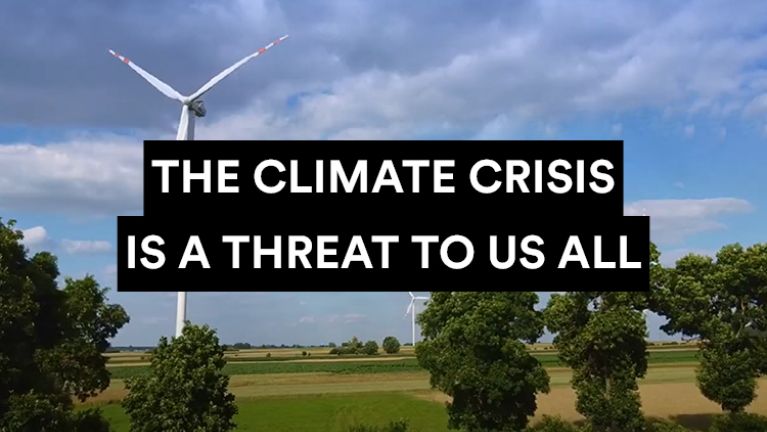 The climate crisis is a threat to us all