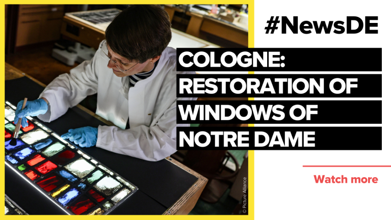 Window cleaning: Cologne restores parts from Notre-Dame