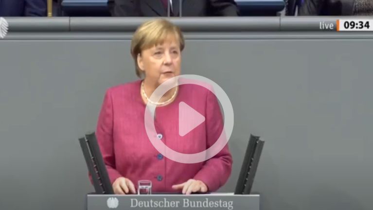 Emotional appeal: #Merkel asks to persevere