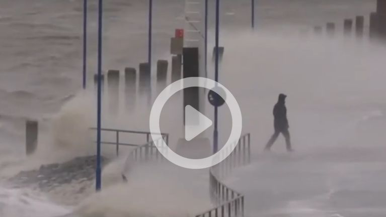 Hurricane "Sabine" hits Germany with force