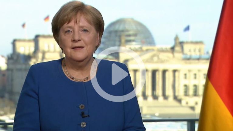 Fernsehansprache Angela Merkel