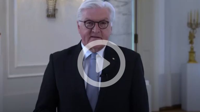Video message: Federal President encourages Germans