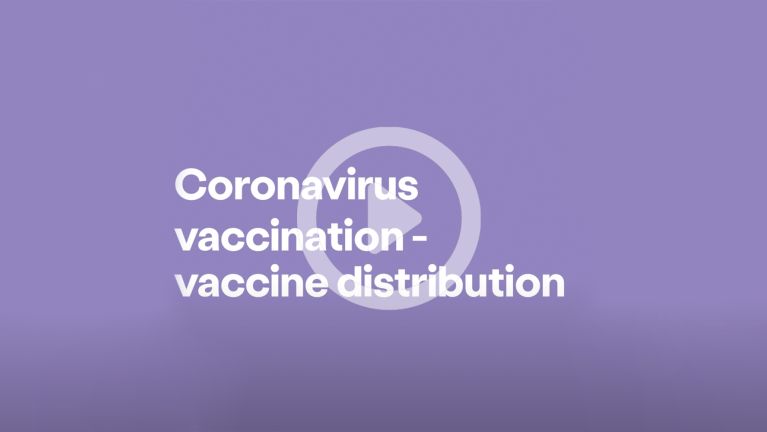 How does the distribution of the coronavirus vaccine work?