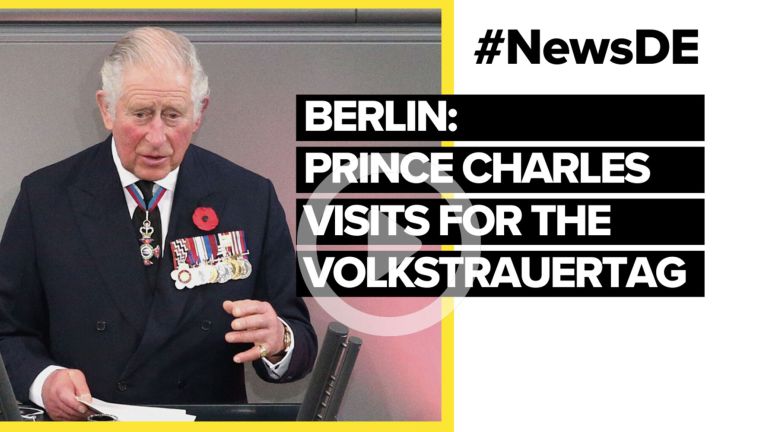 Berlin: Prince Charles visits for the Volkstrauertag