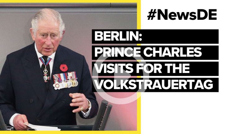 Berlin: Prince Charles visits for the Volkstrauertag