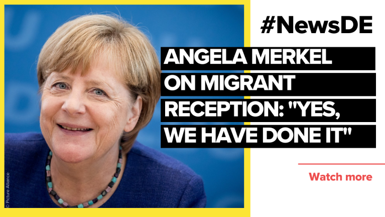 Angela Merkel on migrant reception: "Yes, we have done it"