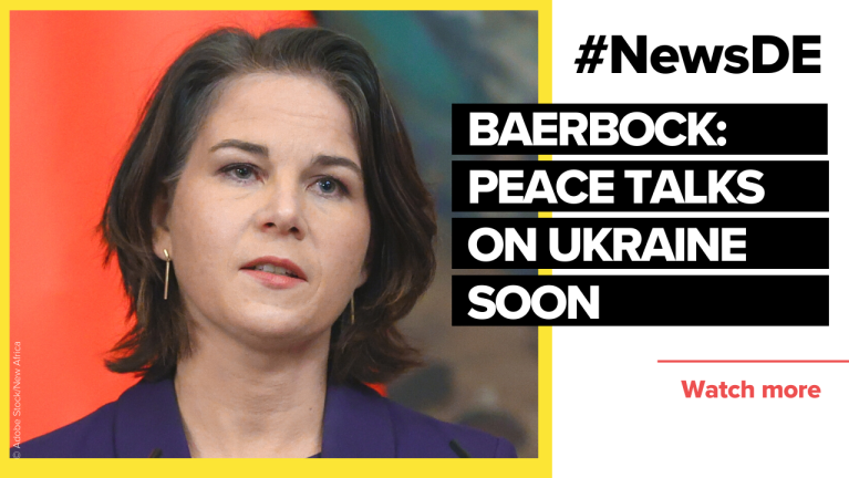 Baerbock: early peace talks on Ukraine