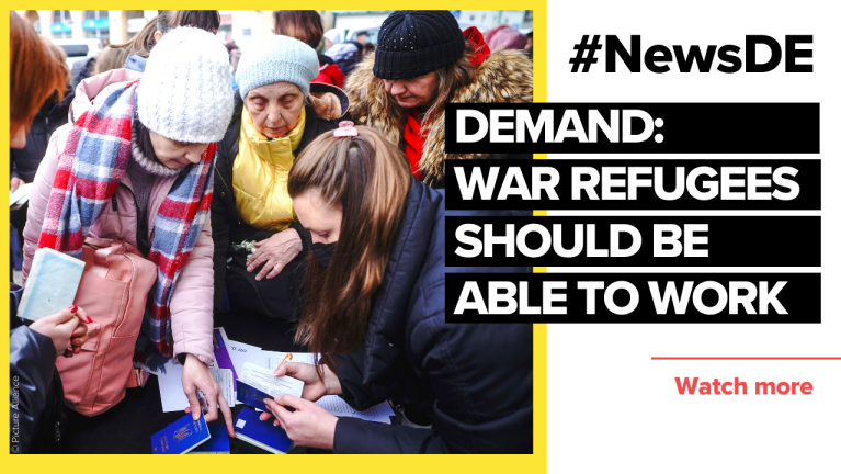 Demand: War refugees should also be able to work