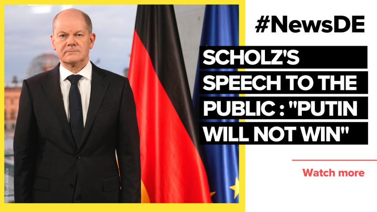 Scholz: "Putin will not win"