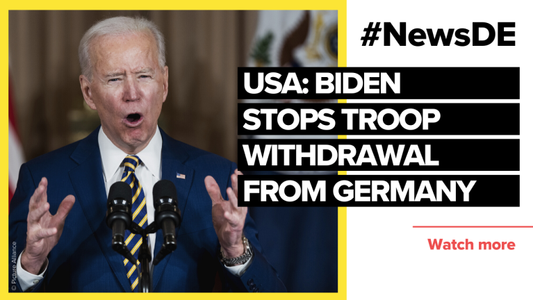 Biden stops troop withdrawal from Germany