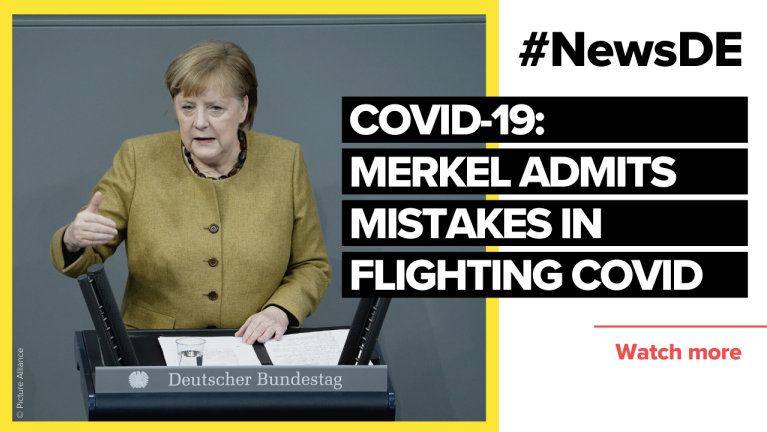 Merkel admits mistakes in the fight against Corona