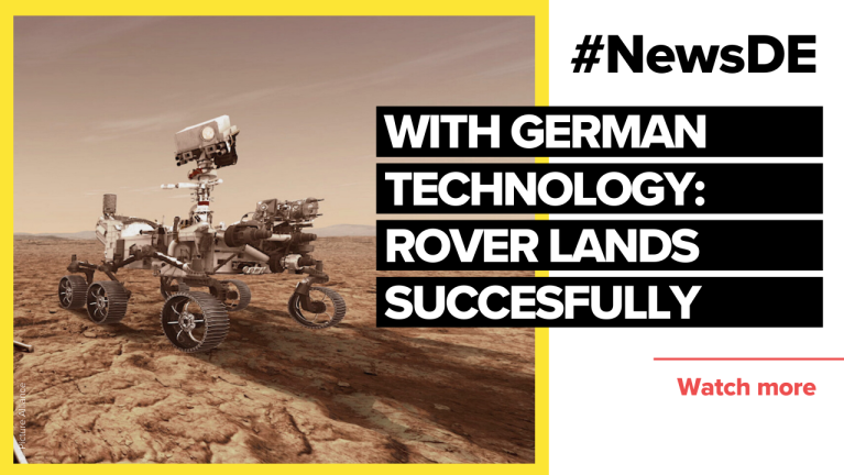 #German #NewsDE #Germany Nasa rover "Perseverance" lands on Mars
