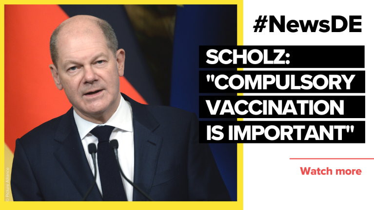 Scholz: "Compulsory vaccination is important" 