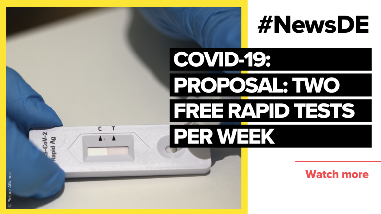 Proposal from the federal government: two free rapid tests per week