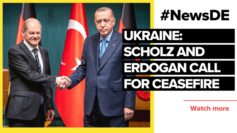 Ukraine: Scholz and Erdogan call for ceasefire
