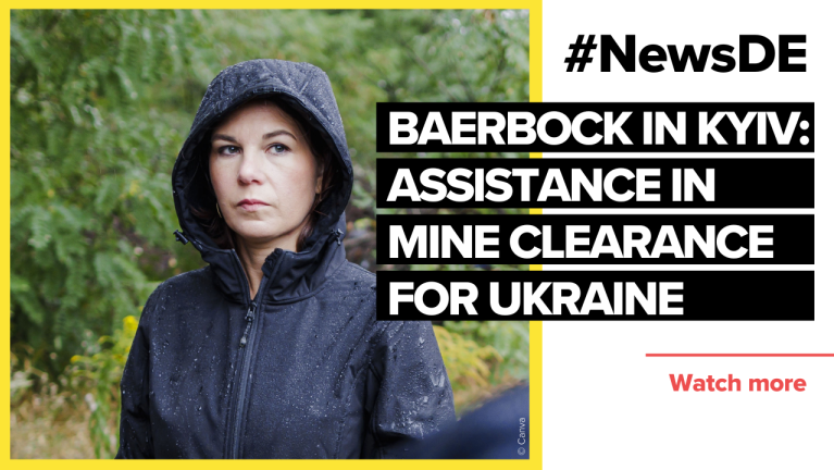 Baerbock: Further assistance in mine clearance for Ukraine