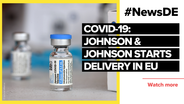Single-use vaccine: Johnson & Johnson starts delivery in EU