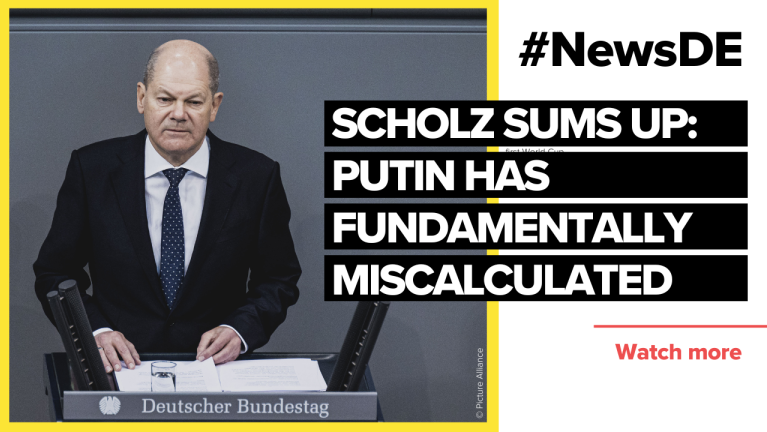 Scholz sums up: Putin has fundamentally miscalculated 