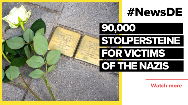 90,000th Stolperstein laid for victims of the National Socialists