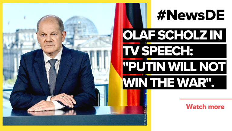 Scholz: "Putin will not win the war".