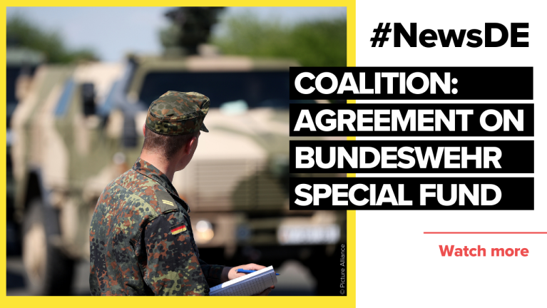 Coalition: agreement on Bundeswehr special fund