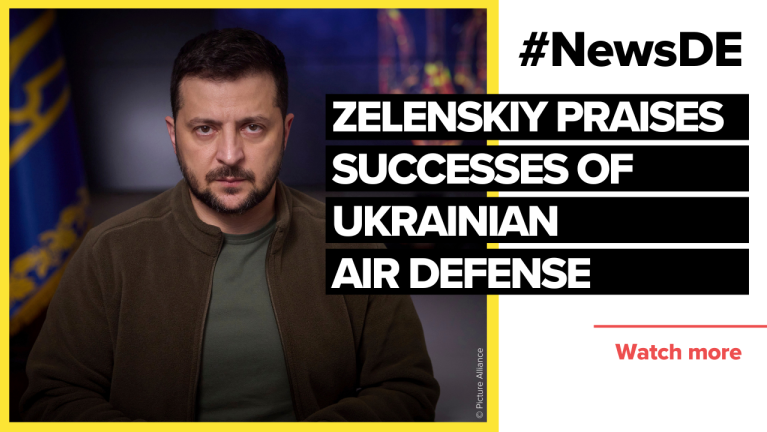 Zelenskiy praises successes of Ukrainian air defense