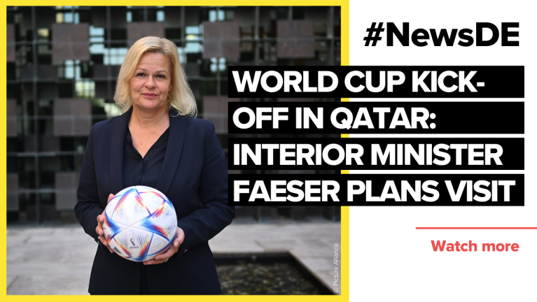 Qatar: Minister of the Interior Faeser plans visit for World Cup kick-off