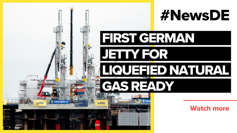 First German jetty for liquefied natural gas ready