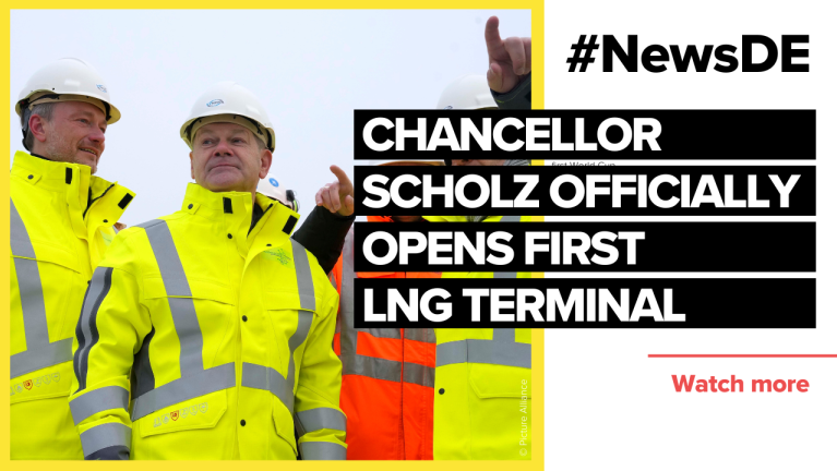Chancellor Scholz officially opens first LNG terminal
